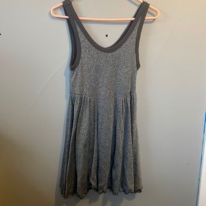 Free People Beach XS metallic Cruise Town tank mini dress festival beach
